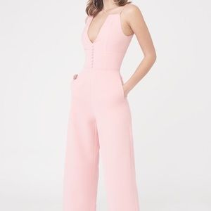 Lavish Alice Multistrap Button Detail Jumpsuit